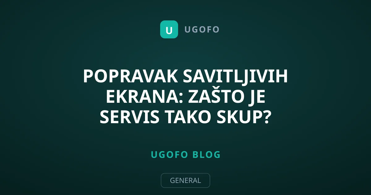 Popravak savitljivih ekrana: Zašto je servis tako skup?